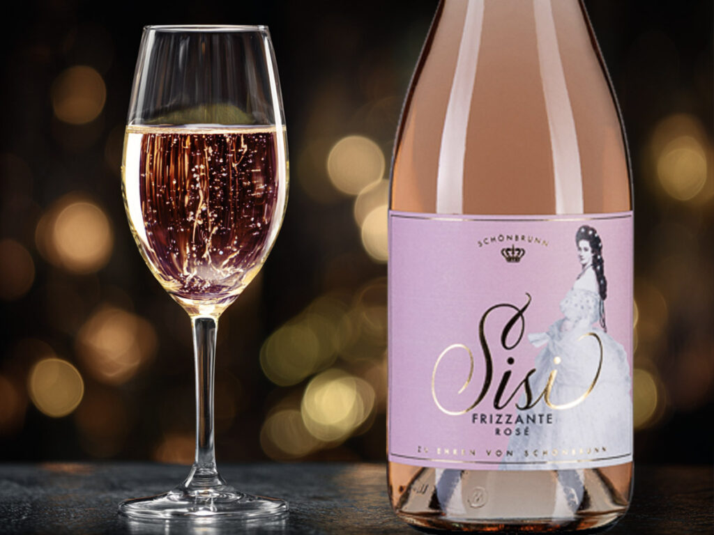 frizzante sissi rose bottle
